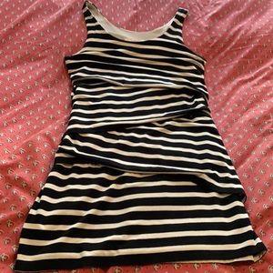 Women’s petites layered pencil dress